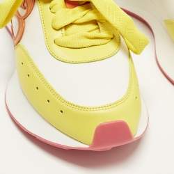 Pre Owned حذاء رياضي أليكسندر ماكوين سبرينت رباط علوي جلد متعدد الألوان مقاس 37.5