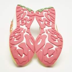 Pre Owned حذاء رياضي أليكسندر ماكوين سبرينت رباط علوي جلد متعدد الألوان مقاس 37.5