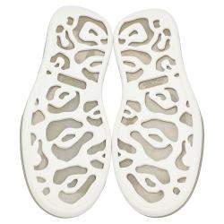 Pre Owned حذاء رياضي أليكساندر ماكوين كبير جلد نعل بني مقاس EU 37.5