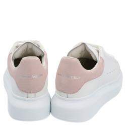 Pre Owned Alexander McQueen White/Pink Oversized Sneaker Size 39