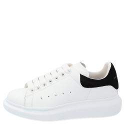 Pre Owned Alexander McQueen White Oversized Sneakers Size EU 38.5