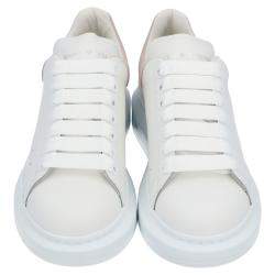 مملوكة مسبقًا حذاء رياضي أليكساندر ماكوين واس ع وردي/ أبيض مقاس EU 40