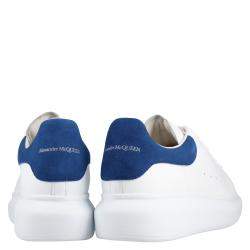 Alexander McQueen White/Blue Women's Oversized Sneaker EU 35