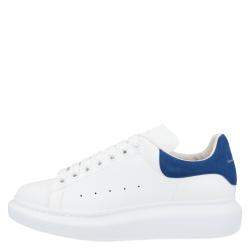 Alexander McQueen White/Blue Women's Oversized Sneaker EU 35