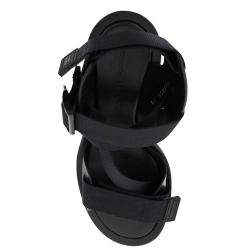 Pre Owned صندل أليكساندر ماكوين أسود بحزام للكاحل مقاس إيطالي 39