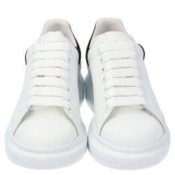 Pre Owned Alexander McQueen White/Black Women's Oversized Sneaker EU 38