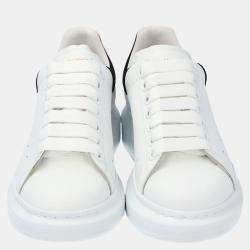 Pre Owned Alexander McQueen White/Black Women's Oversized Sneakers Size EU 39