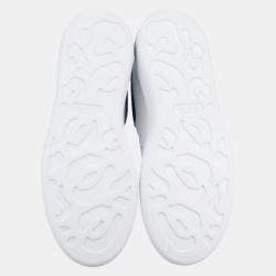 Pre Owned Alexander McQueen White/Blue Women's Oversized Sneakers Size EU 39