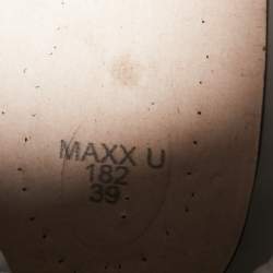 Pre Owned Alexander McQueen Tri Color Suede, Leather and Mesh Runner Low-Top Sneakers Size 39