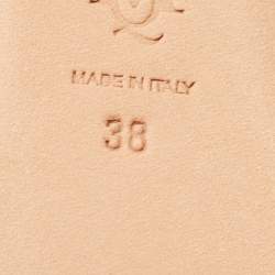 Pre Owned Alexander McQueen Black Leather Studded Flat Sandals Size 38