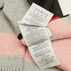 Pre Owned Alexander McQueen Black Skull Pattern Wool Shawl
