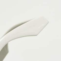 Pre Owned Alexander McQueen White/Blue AM0405S Frame Square Sunglasses