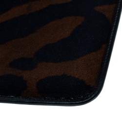 Alexander McQueen Ocelot Print Canvas IPad Case 