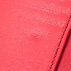 Pre Owned Alexander McQueen Pink Leather Heroine iPhone and Card Holder Case 