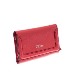 Pre Owned Alexander McQueen Pink Leather Heroine iPhone and Card Holder Case 