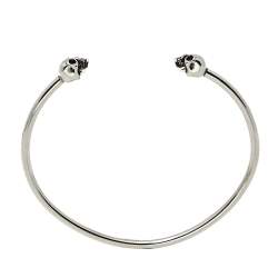 مملوكة مسبقًا سوار أليكساندر ماكون جمجمة توين لون فضي أنتيك 