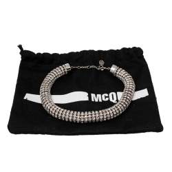 Alexander McQueen Crystal Tubular Choker Necklace