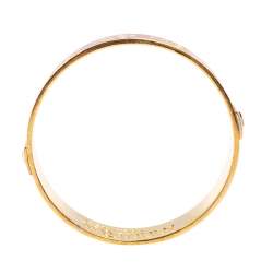 Alexander McQueen Red Enamel Skull Bangle Bracelet