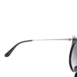 Alexander McQueen Black/ Grey Gradient AMQ 4273/S Cat Eye Sunglasses