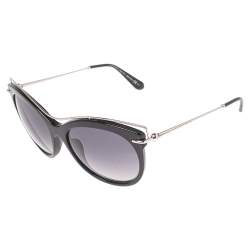 Alexander McQueen Black/ Grey Gradient AMQ 4273/S Cat Eye Sunglasses