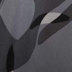 Alexander McQueen Grey Printed Silk Bandana 