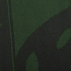 Pre Owned Alexander McQueen Green & Grey Scull Jacquard Wool Stole