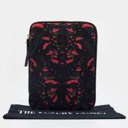 Alexander McQueen Multicolor Printed Canvas iPad Cover