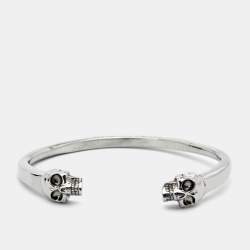 Alexander McQueen skull cuff bracelet - Metallic