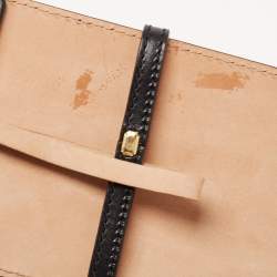 Pre Owned Alexander McQueen Black Leather Waist Belt 75CM