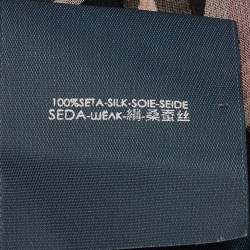 Pre Owned Alexander McQueen Black & Pink Printed Silk Square Scarf