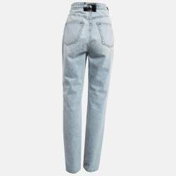 Pre Owned Alexander Wang Light Blue Denim Wide Leg  Jeans M Waist 29"