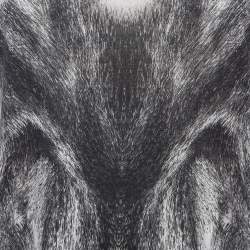 Pre Owned Alexander McQueen White/Black Printed Jersey Crewneck T-Shirt M