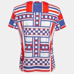 Pre Owned Alexander McQueen Multicolor Skull Print Crew Neck T-Shirt M