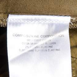 Alexander McQueen Khaki Green Button Detail Pants S