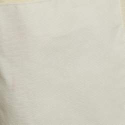 Pre Owned Alexander McQueen Cream Cotton Sleeveless Mini Dress XS