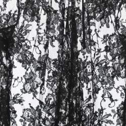 Pre Owned Alexander McQueen Black Lace Dress M