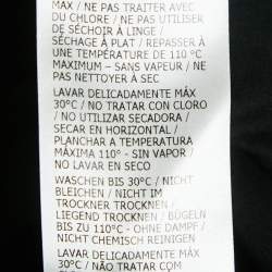 Pre Owned Alexander McQueen Black Corset Print Cotton T-Shirt S