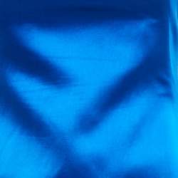 Alexander McQueen Blue Silk Satin Sheath Dress S