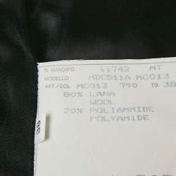 Alexander McQueen Black Wool Single Breasted Tailcoat S