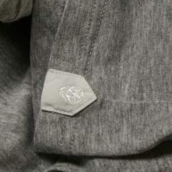 Alexander McQueen Grey Cotton Skull Print Crew Neck T-Shirt XS