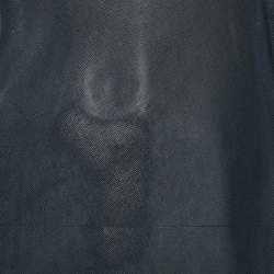 Alexander McQueen Navy Blue Jersey Asymmetric Dress M
