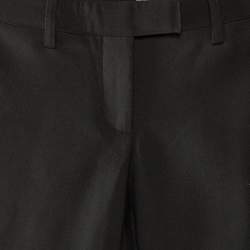 Alexander McQueen Black Wool Slim Fit Trousers S