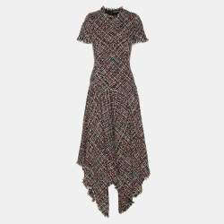 Alexander McQueen Multicolor Tweed Wishing Tree Dress S