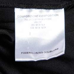 Pre Owned Alexander McQueen Black Jersey Harem Pants S