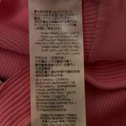 Pre Owned Alexander McQueen Pink Rib Knit Crop Top XS