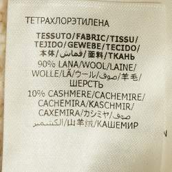 Pre Owned Alexander McQueen Off-White Wool Sweater XS