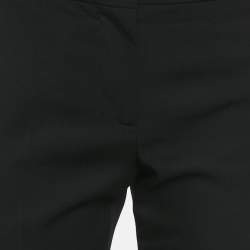 Pre Owned Alexander McQueen Black Wool Formal Trousers S