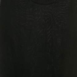 Pre Owned Alexander McQueen Black Wool Sleeveless Sweater M