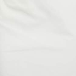 Pre Owned Alexander McQueen White Cotton Midi Skirt M