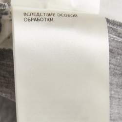 Pre Owned Alexander McQueen Black/White Abstract Print Cotton Pleated Short Skirt M